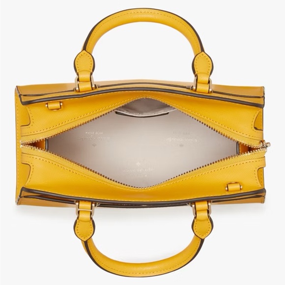 ♠️kate spade Madison Saffiano Small Satchel, Daffodil NWT - Picture 4 of 13